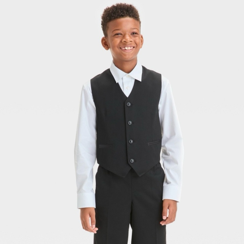 Boys' Tuxedo Suit Jacket - Cat & Jack Black 16 J226937